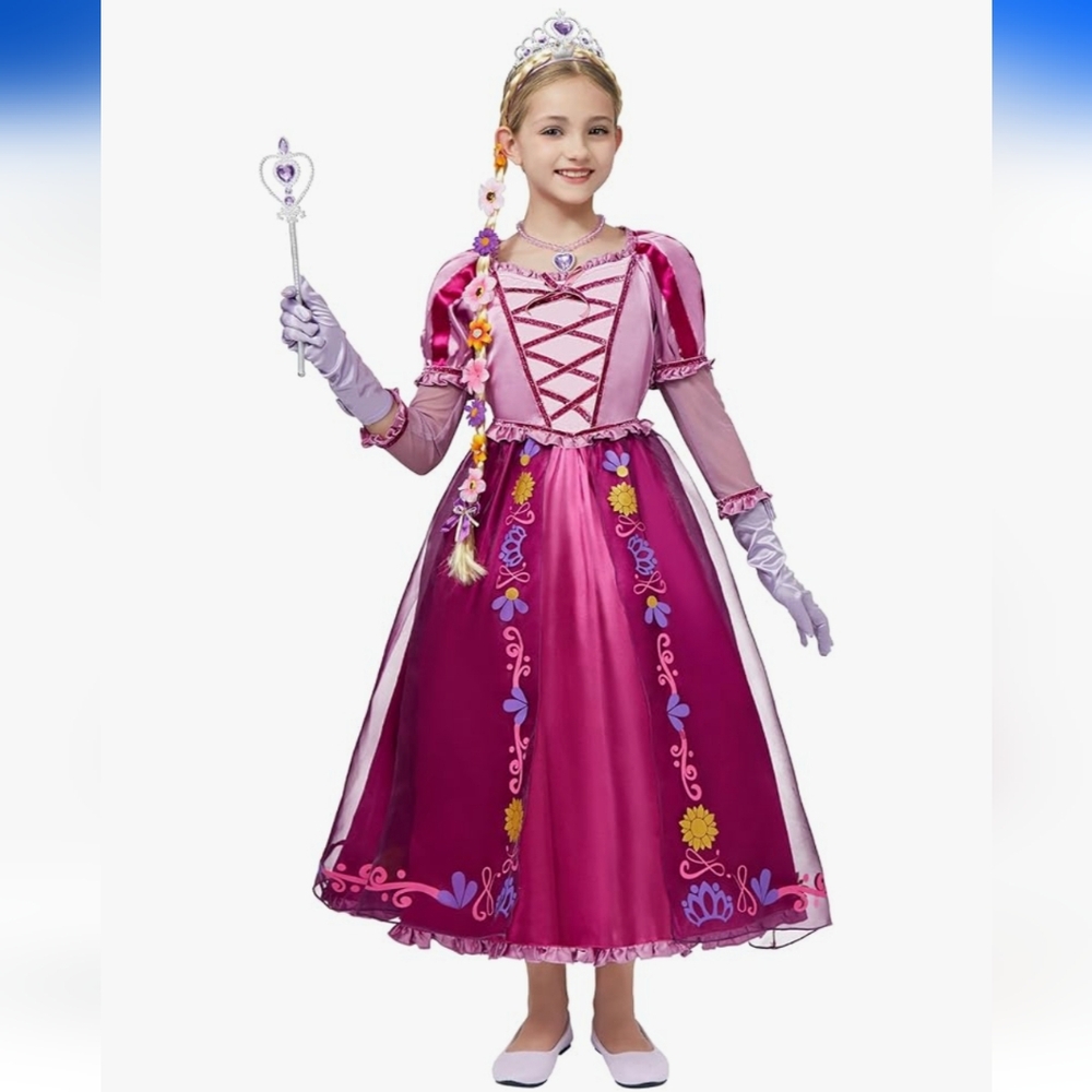Pink Princess Costume Spooktacular- Pink and Purple / SIZE 8-10 Girls -NWT